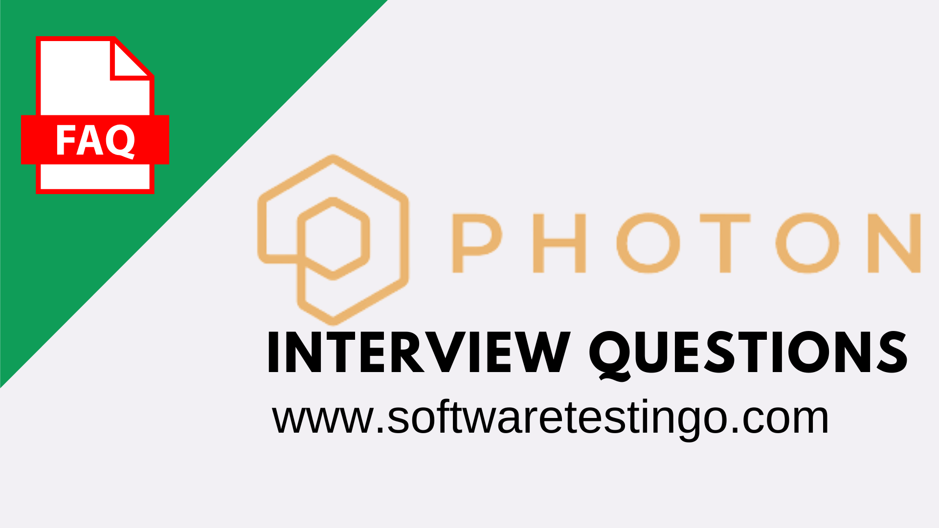 Photon Interactive Interview Questions