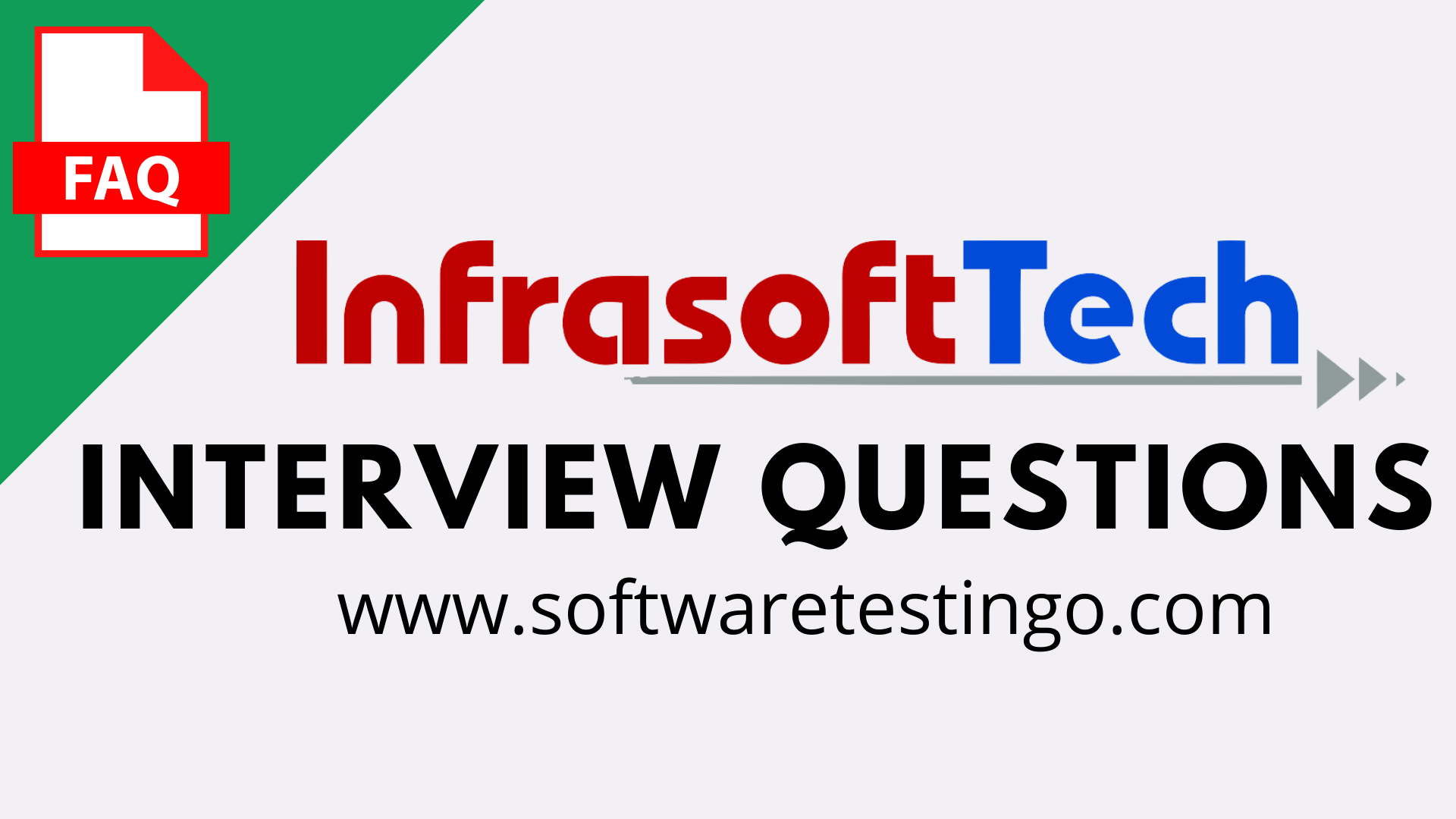 Infrasoft Technologies Interview Questions