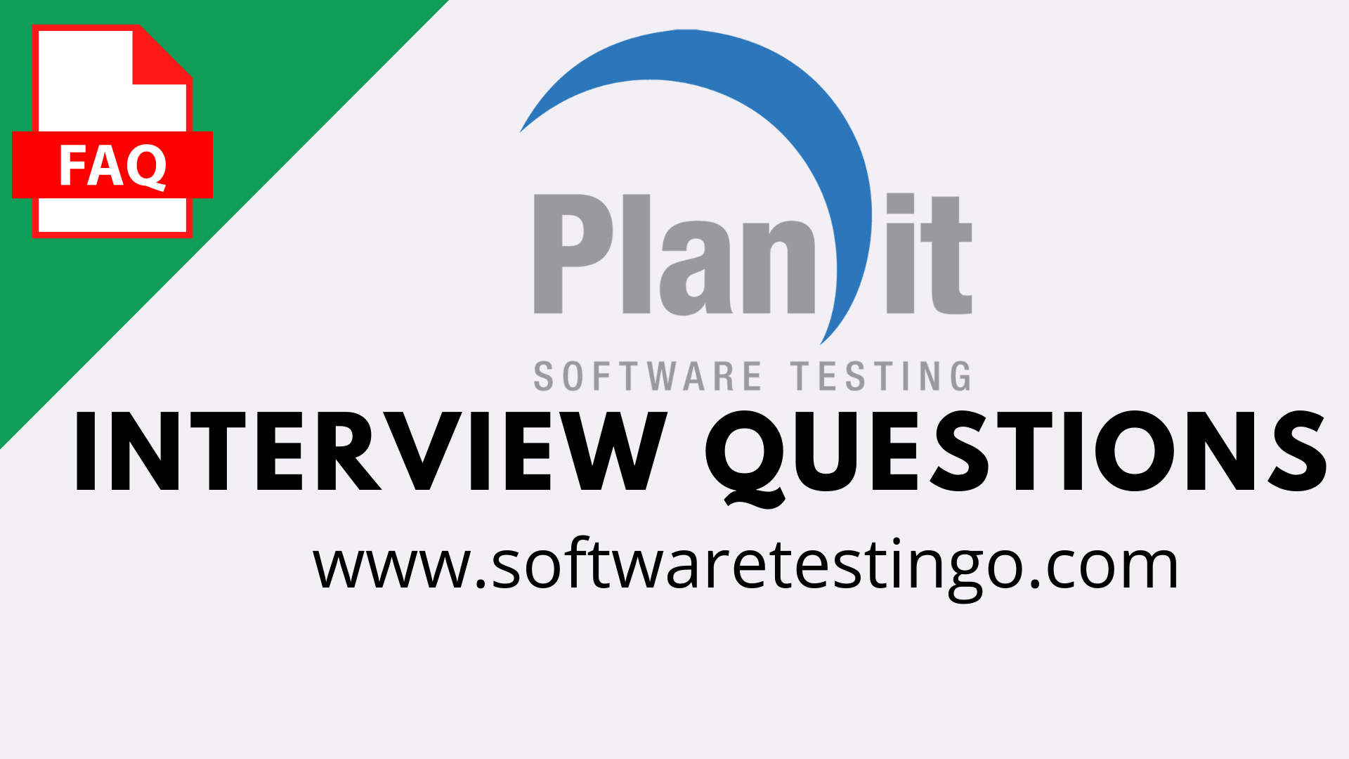 Planit Testing Interview Questions