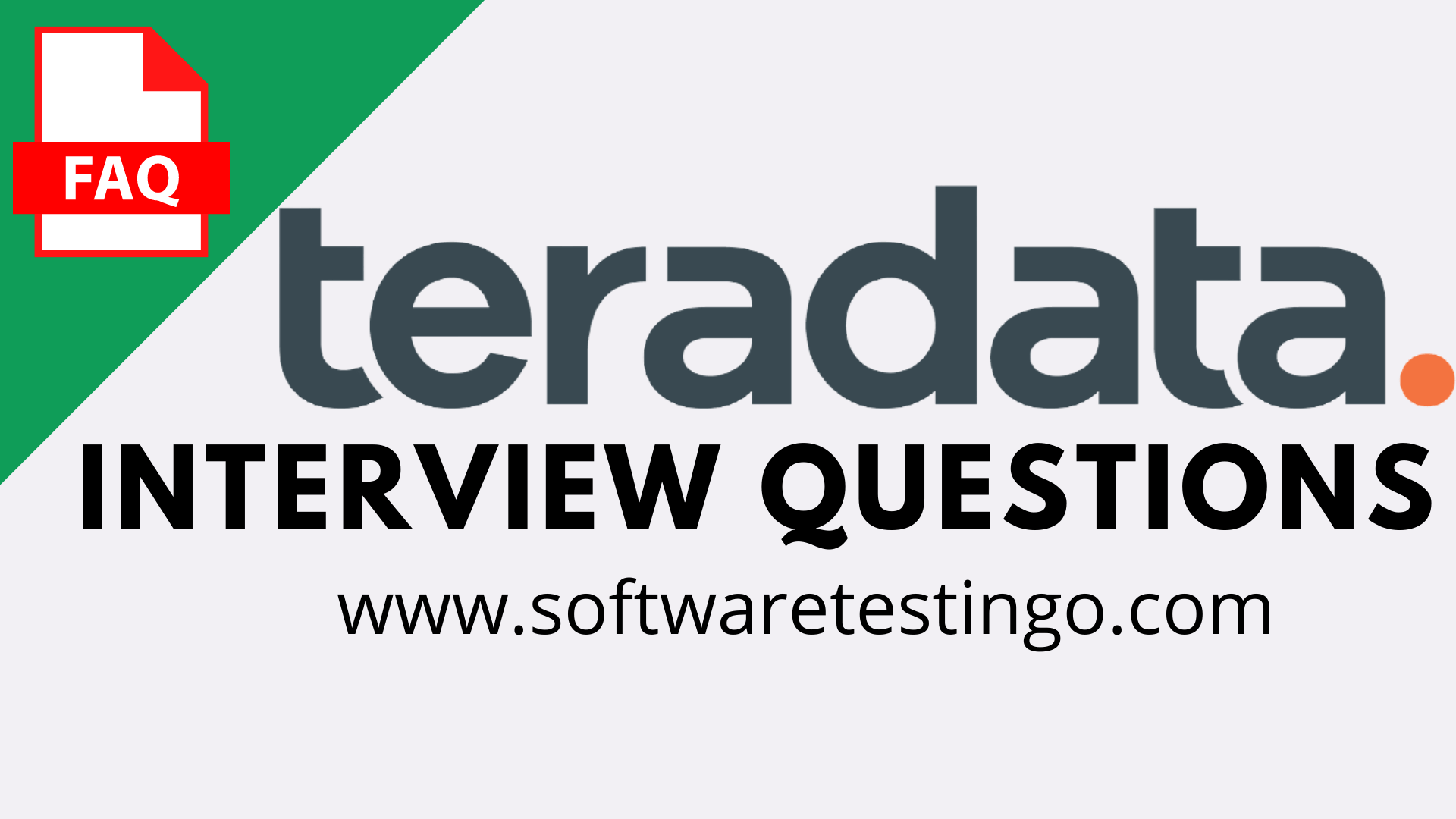 Teradata Interview Questions