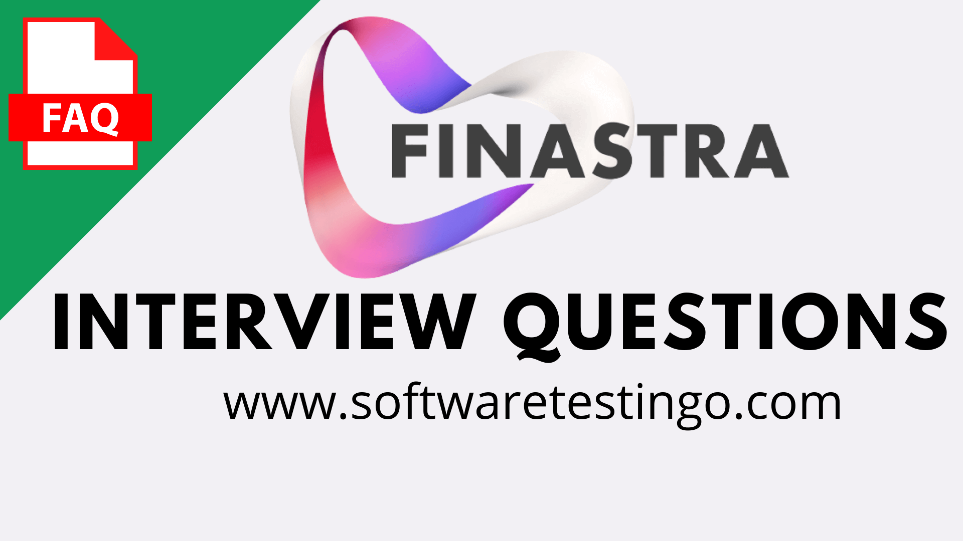 Finastra Interview Questions