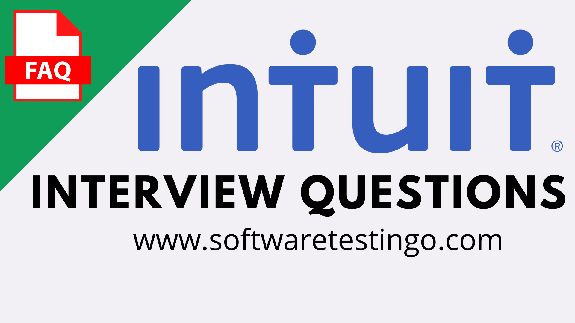 Intuit Interview Questions