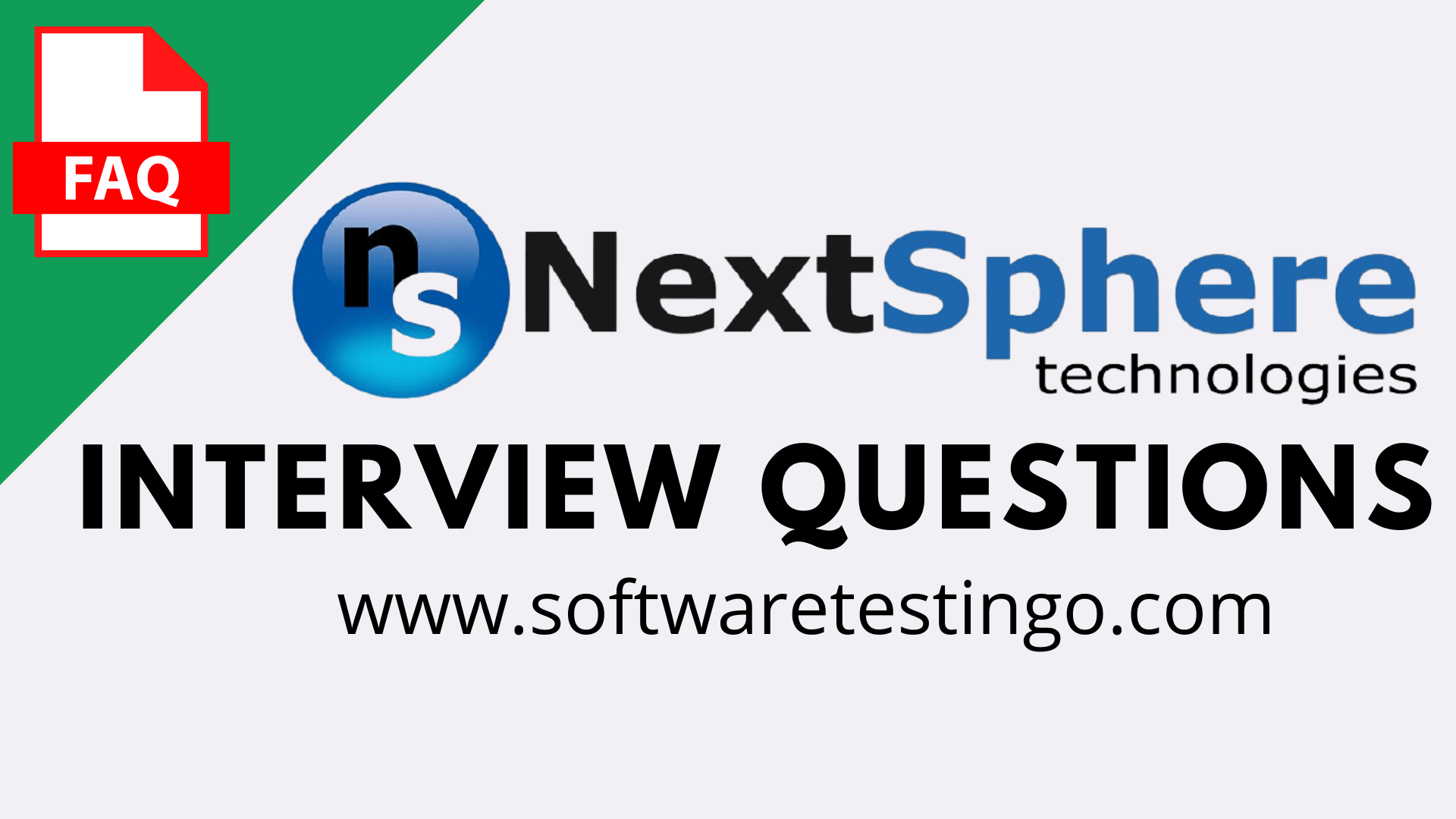 Next Sphere Technologies Interview Questions