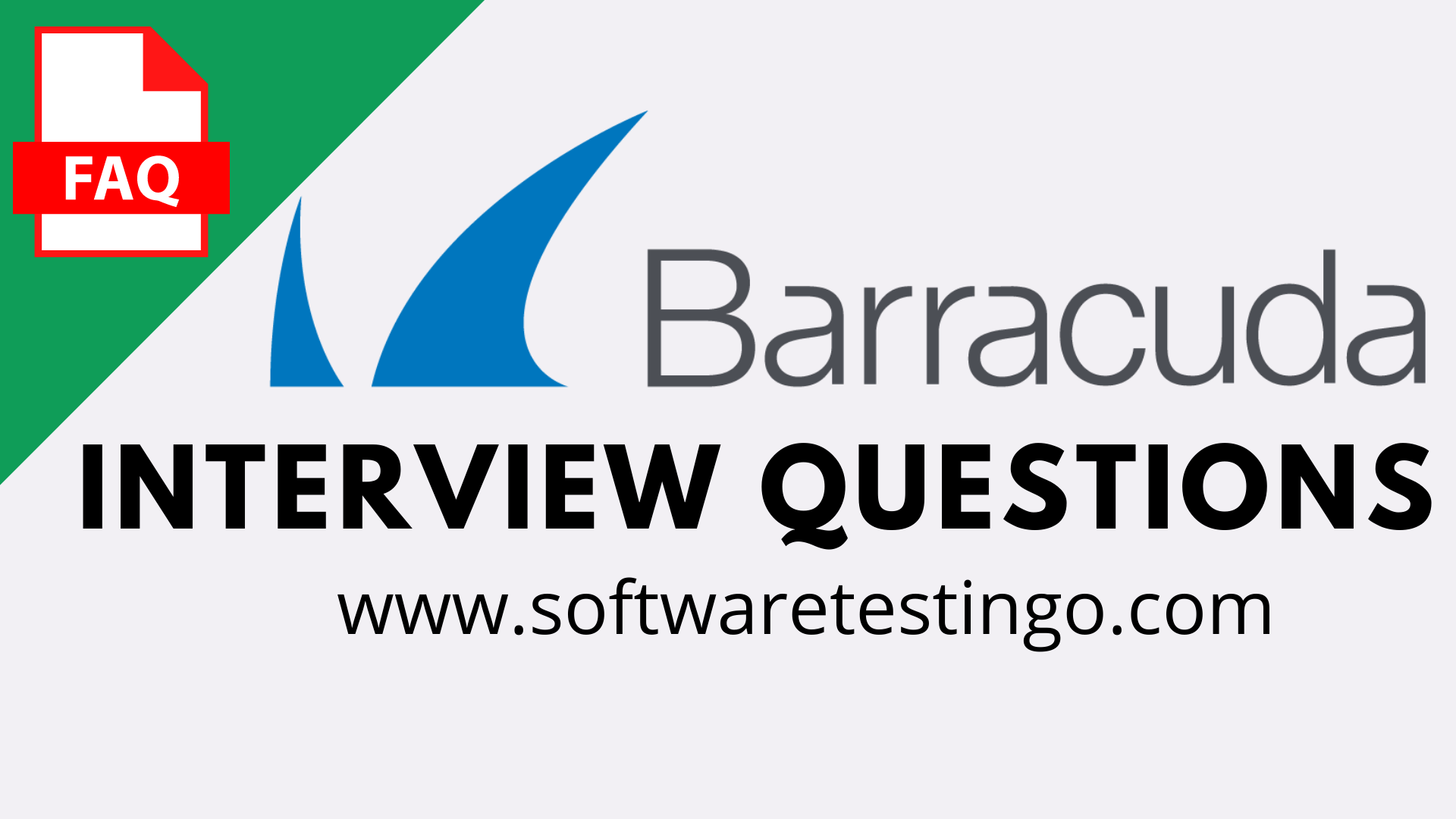 Barracuda Networks Interview Questions