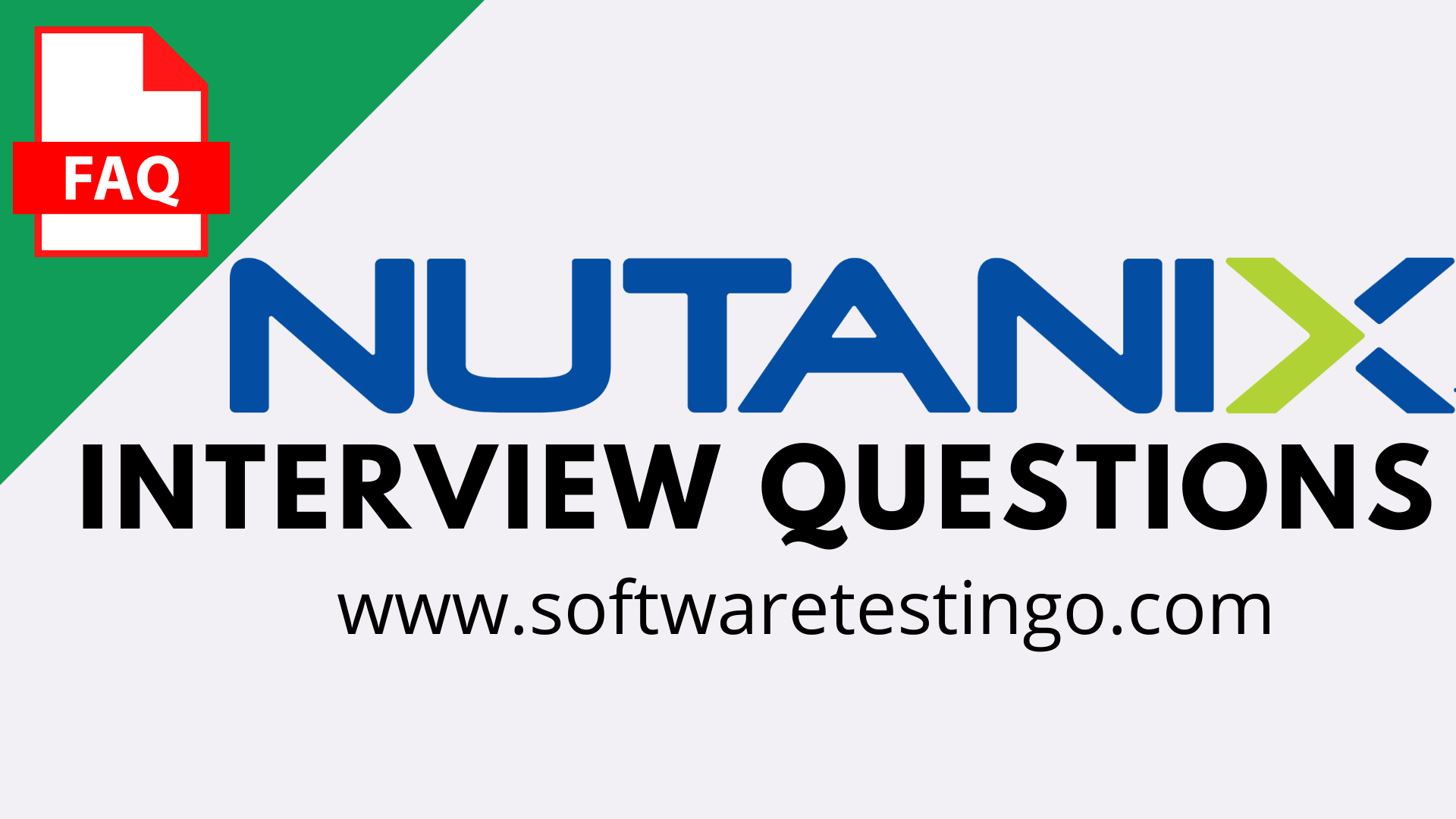 Nutanix Interview Questions