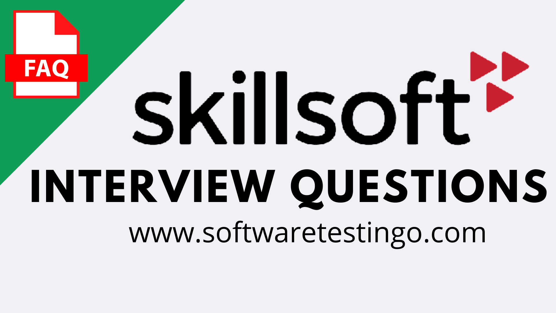 Skillsoft Interview Questions