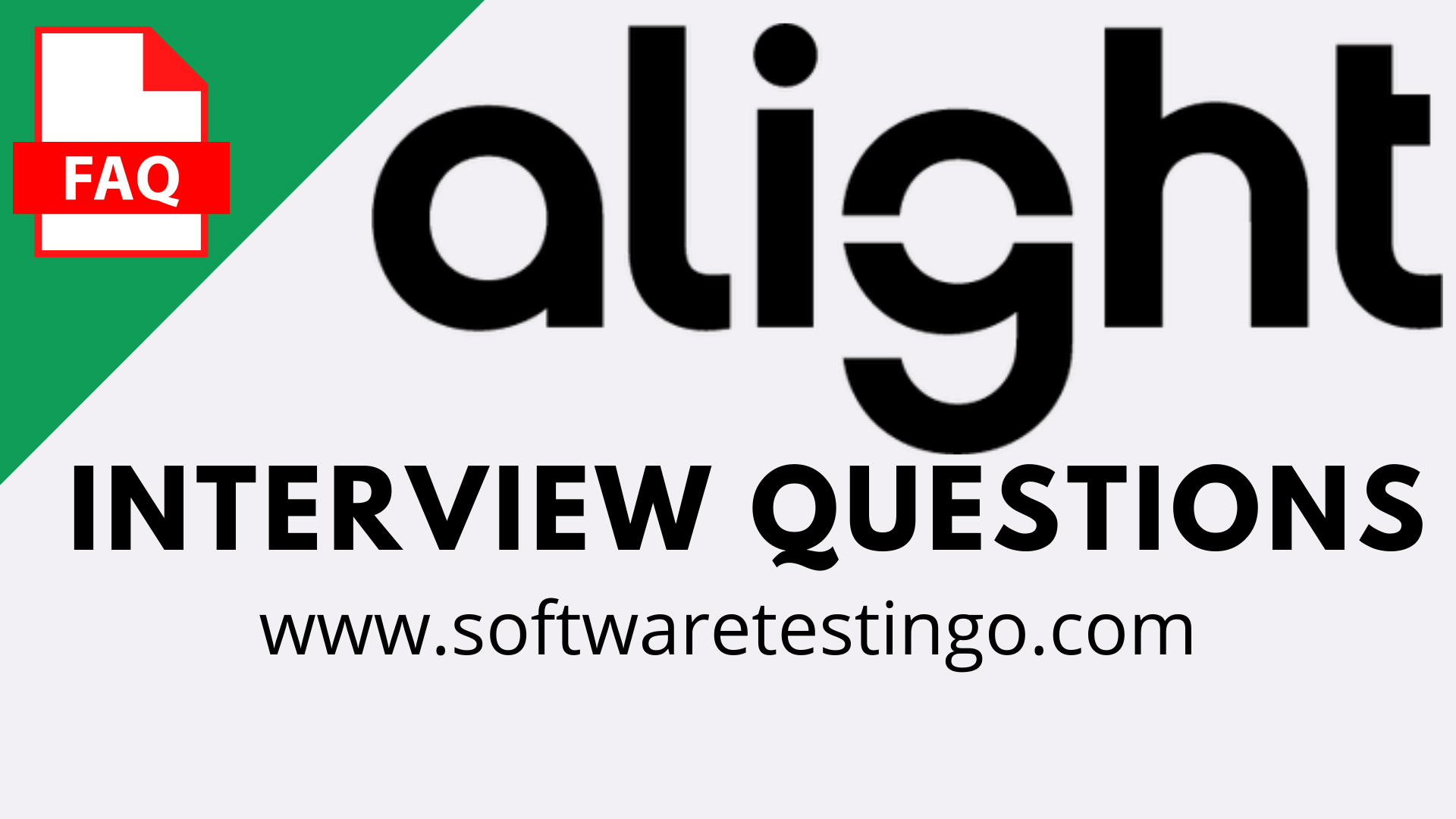 Alight Solutions Interview Questions