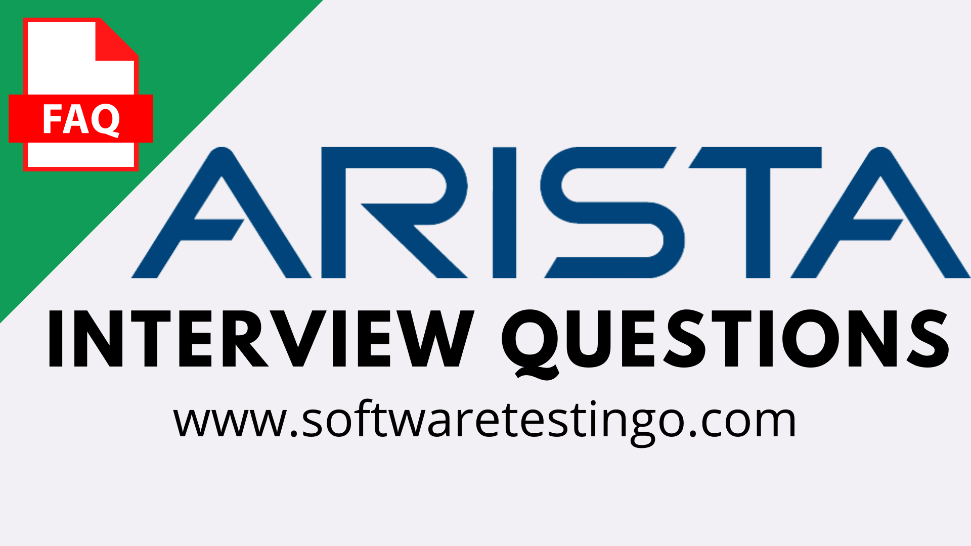 Arista Networks Interview Questions
