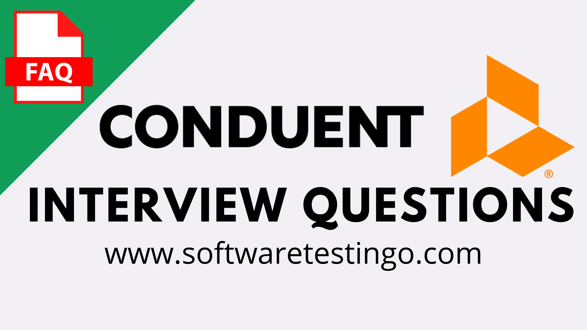 Conduent Interview Questions