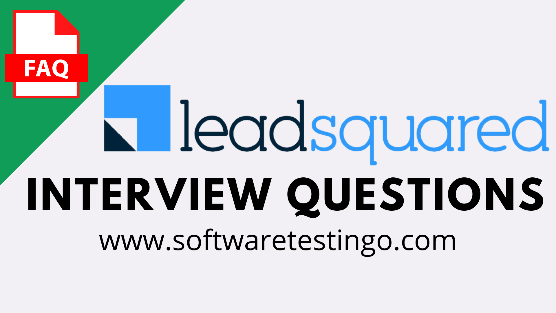 LeadSquared Interview Questions
