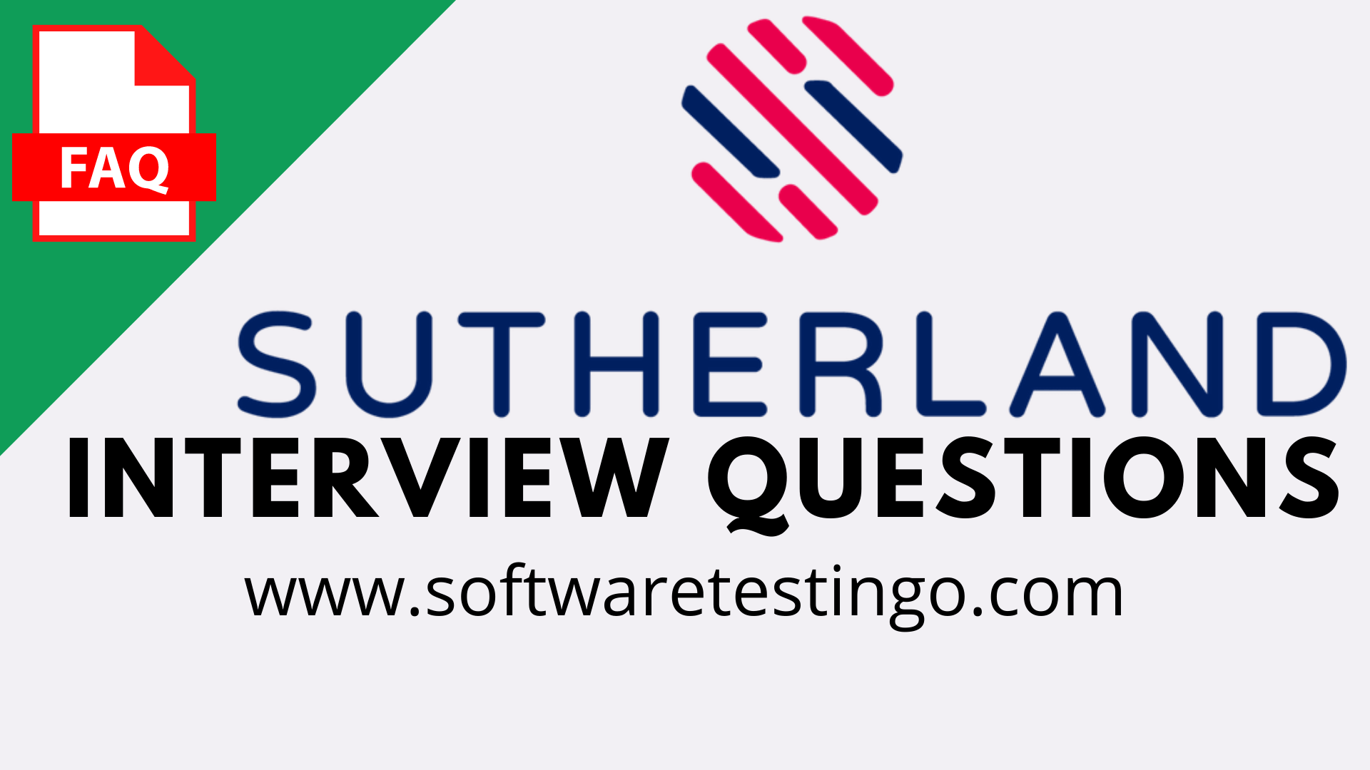 Sutherland Interview Questions