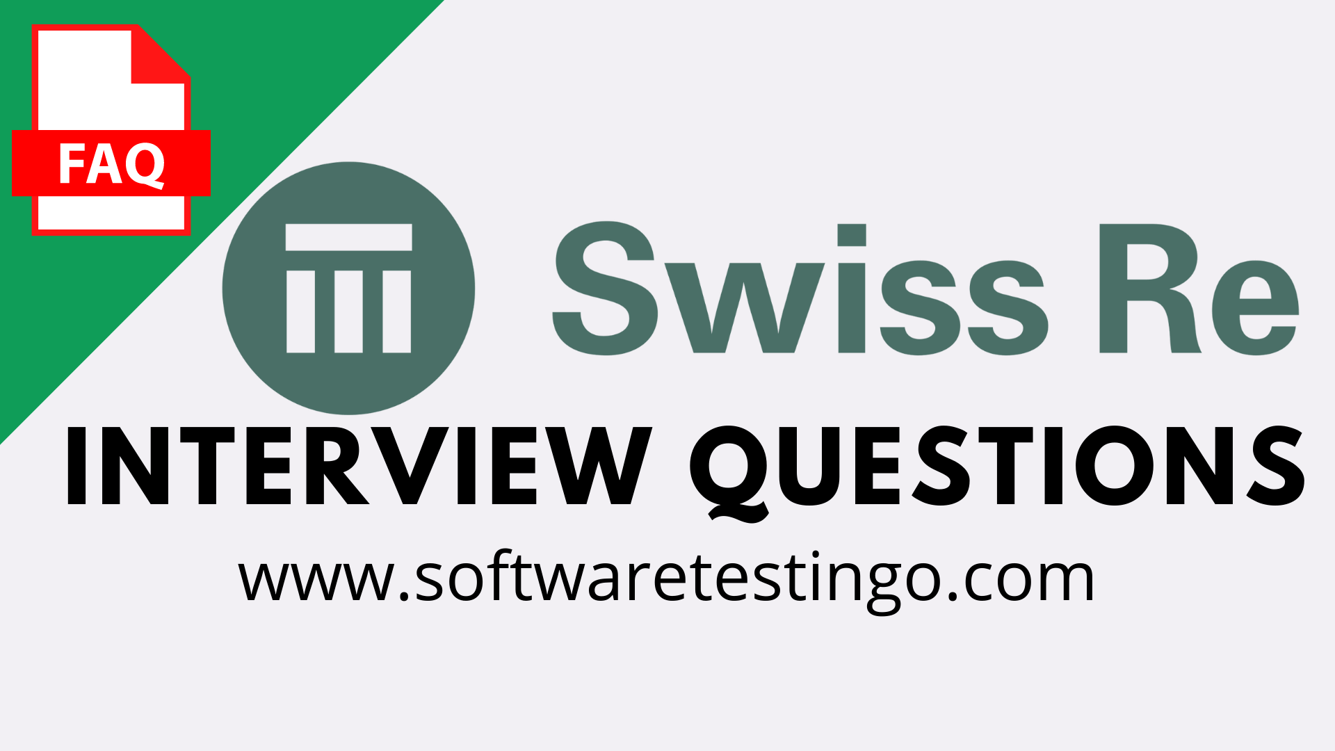 Swiss Re Interview Questions