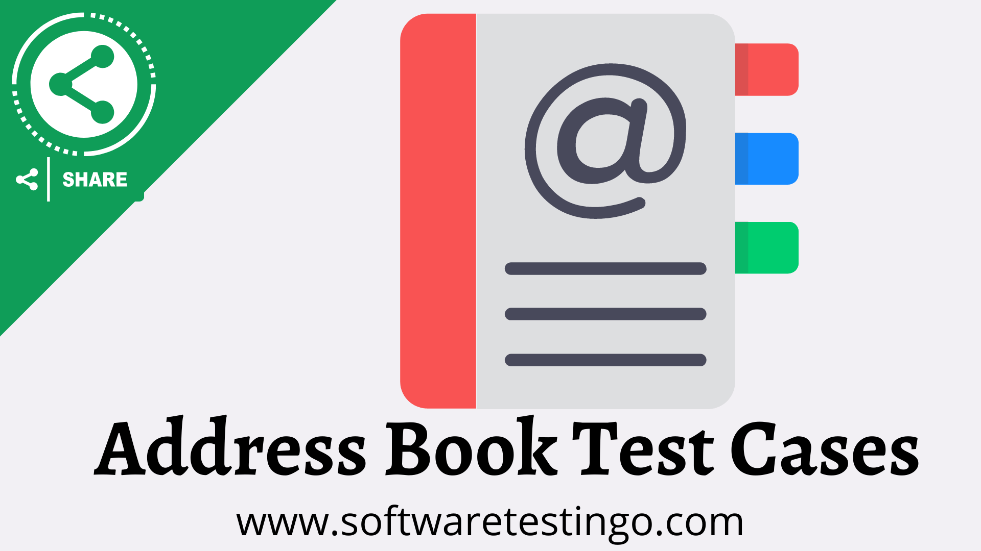 Test Cases For Address Book