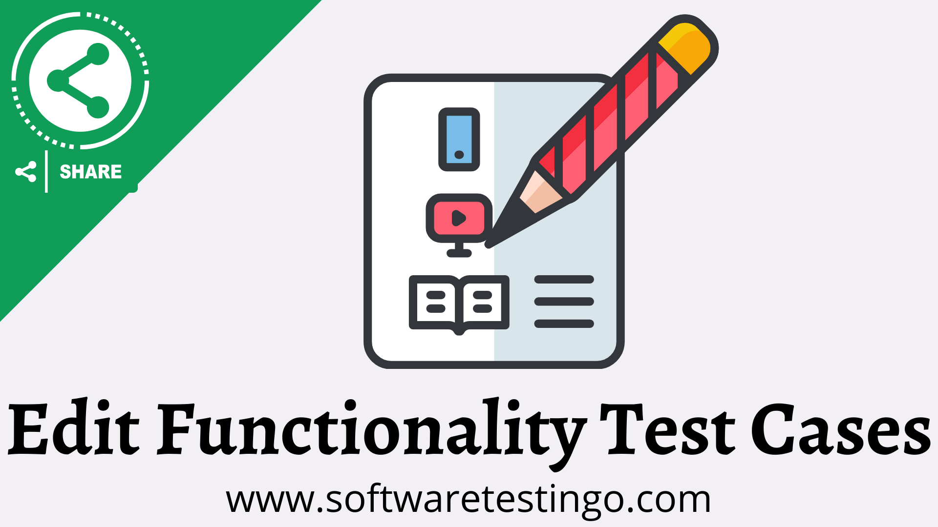 Test Cases For Edit Functionality