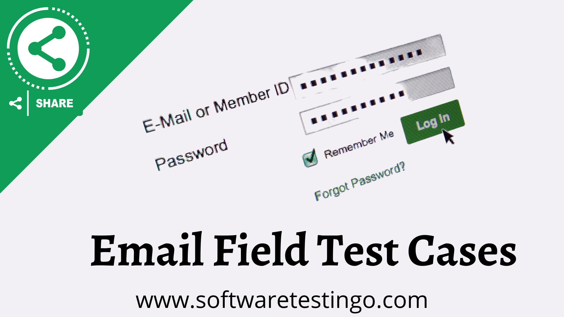Test Cases For Email Field