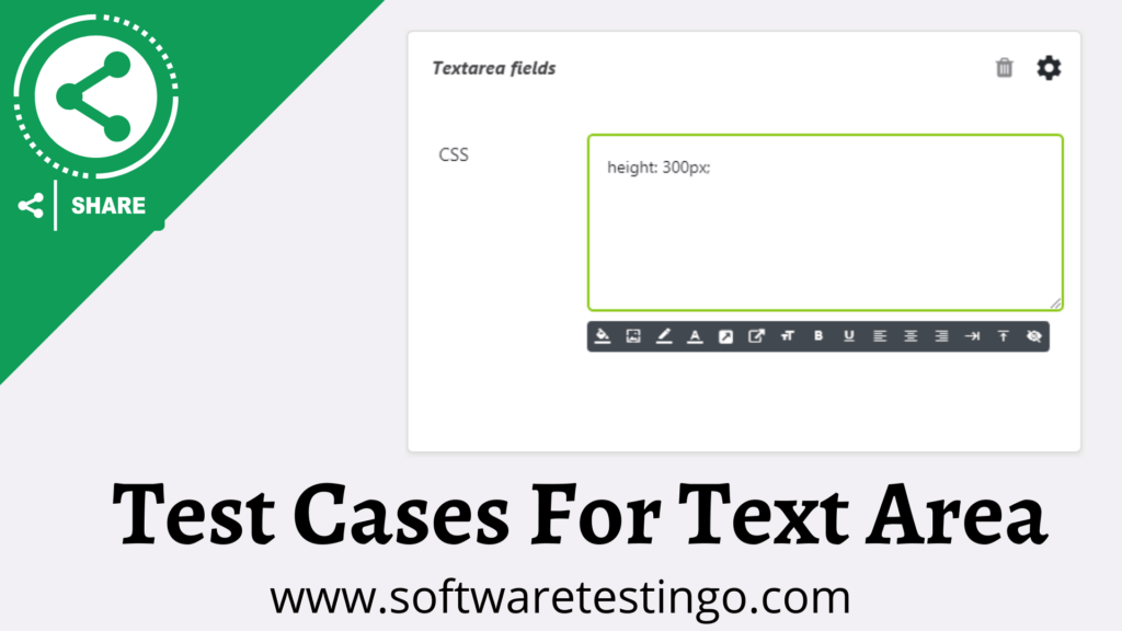 Test Cases For Web Page Elements 1