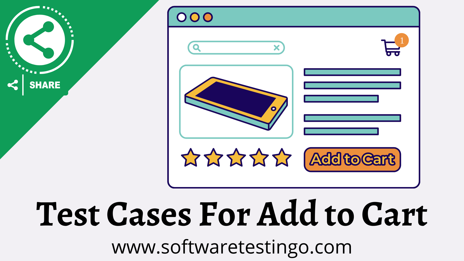 Test Cases For Checkout Page & Add to Cart 1 Test Cases for Add to Cart Button