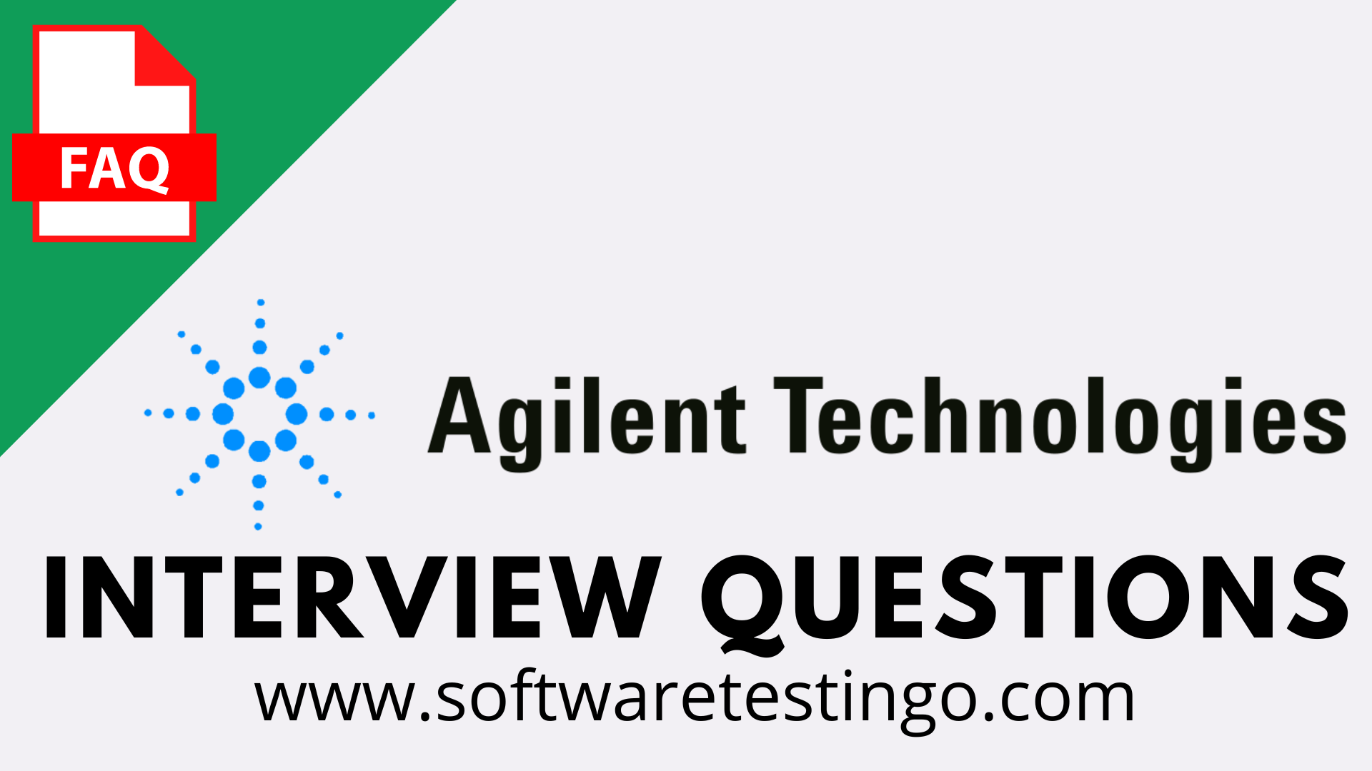 Agilent Technologies Interview Questions