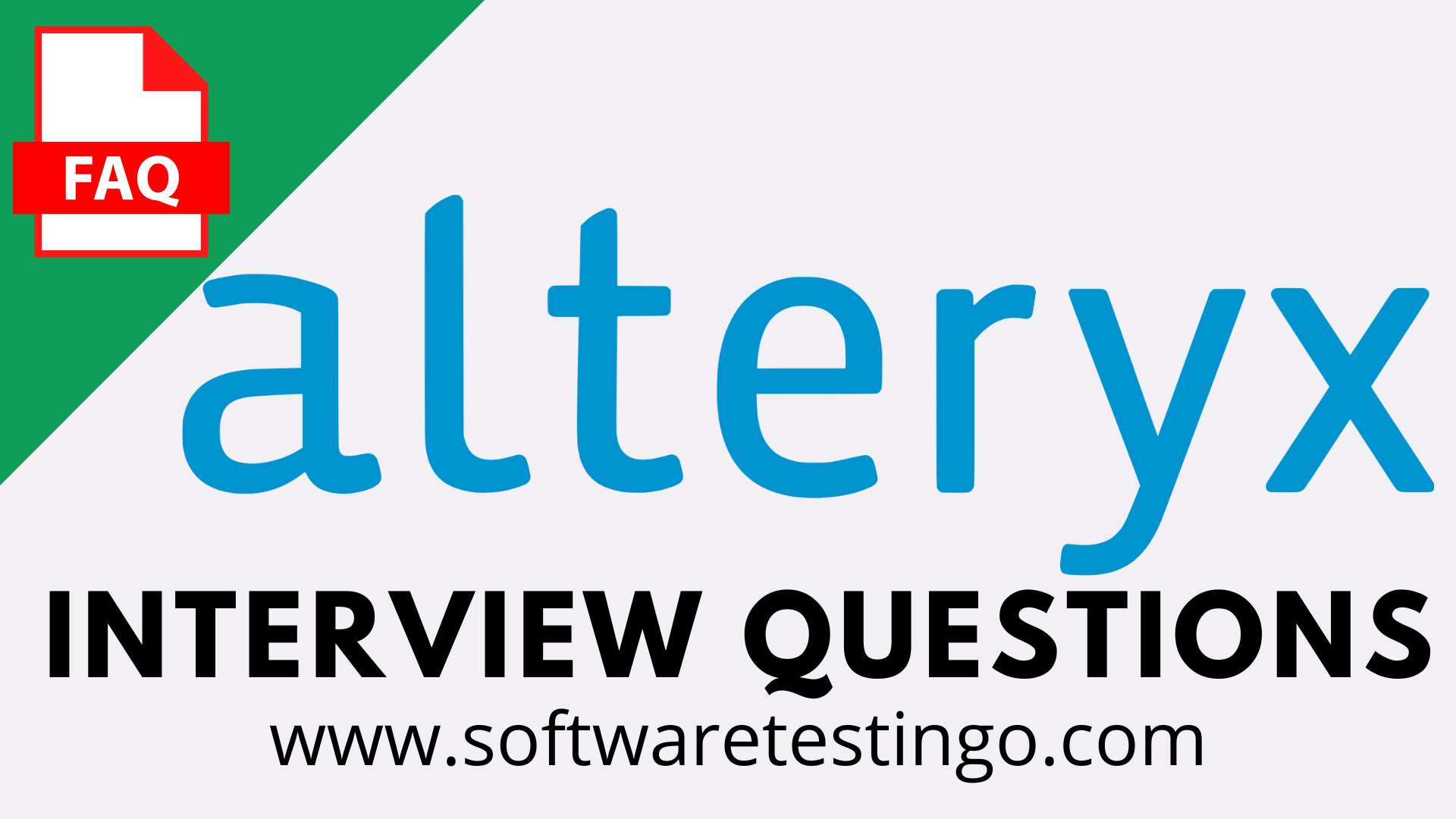 Alteryx Interview Questions