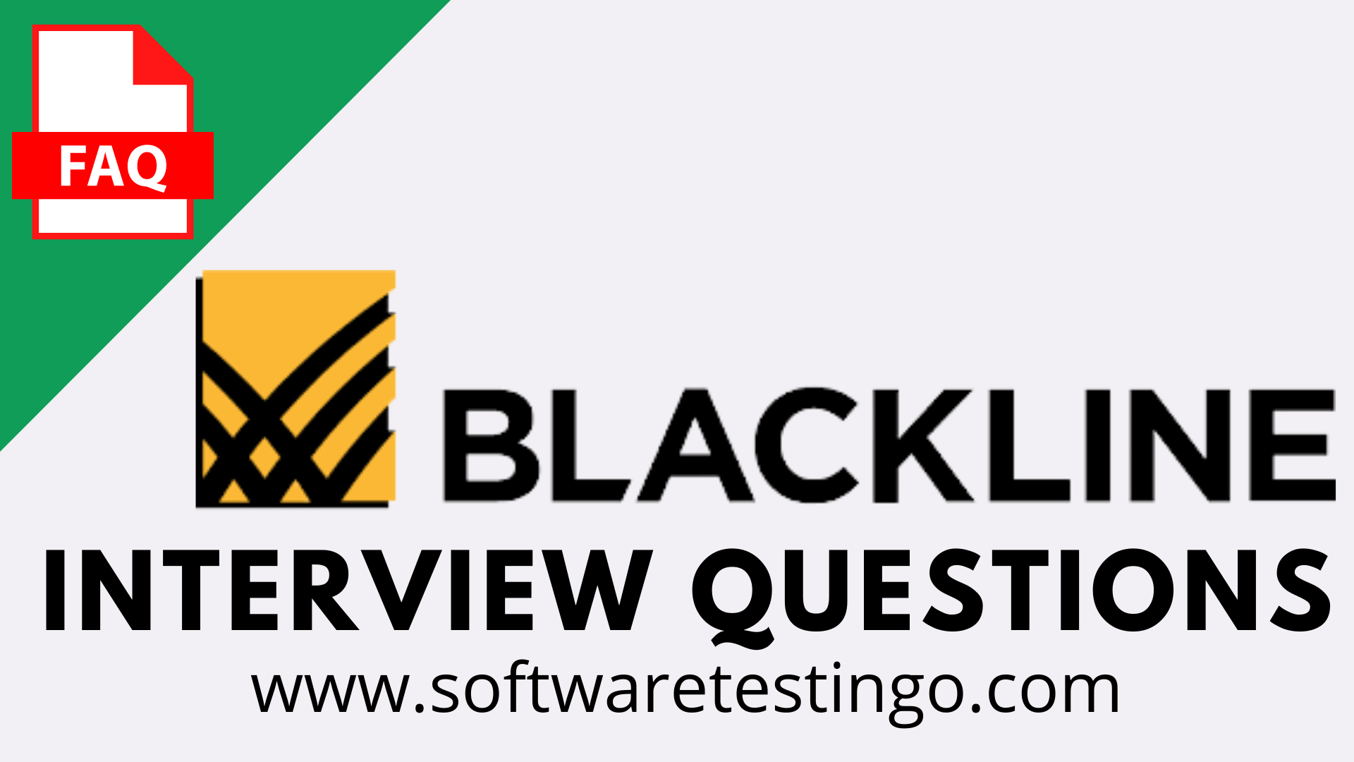 BlackLine Interview Questions