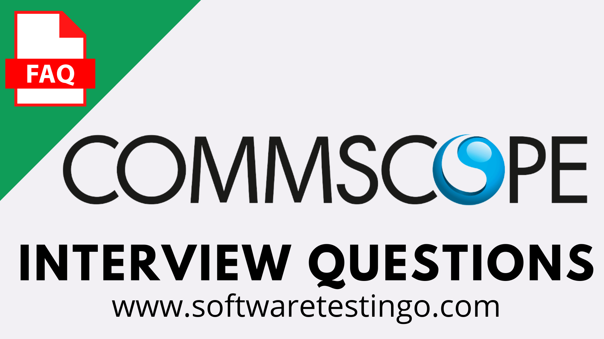 CommScope Interview Questions