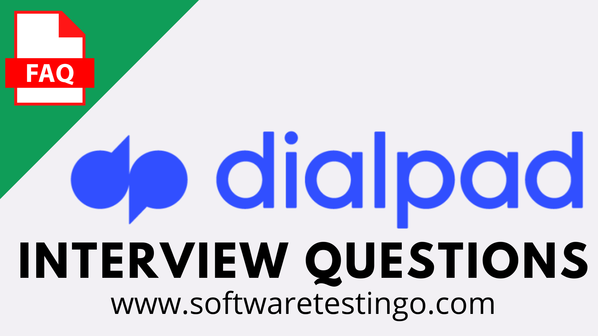 Dialpad Interview Questions