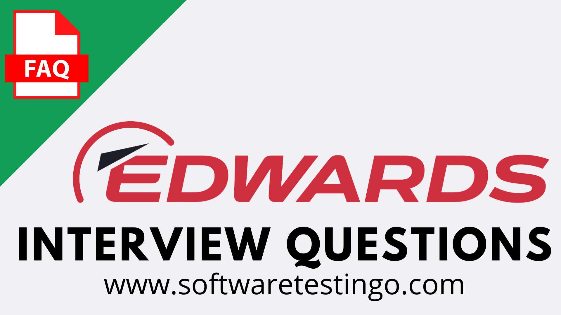 Edwards Vacuum Interview Questions