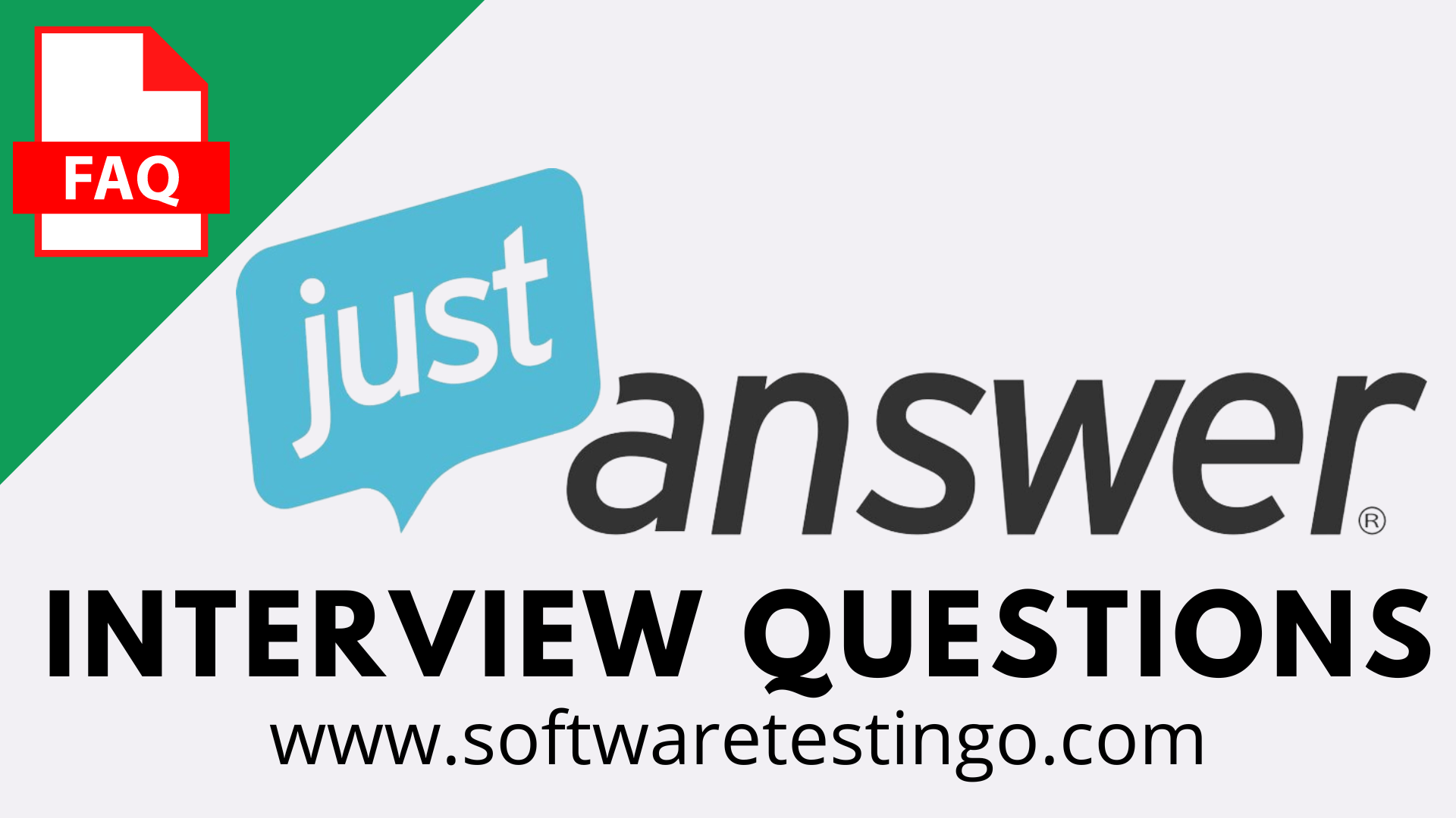 JustAnswer Interview Questions
