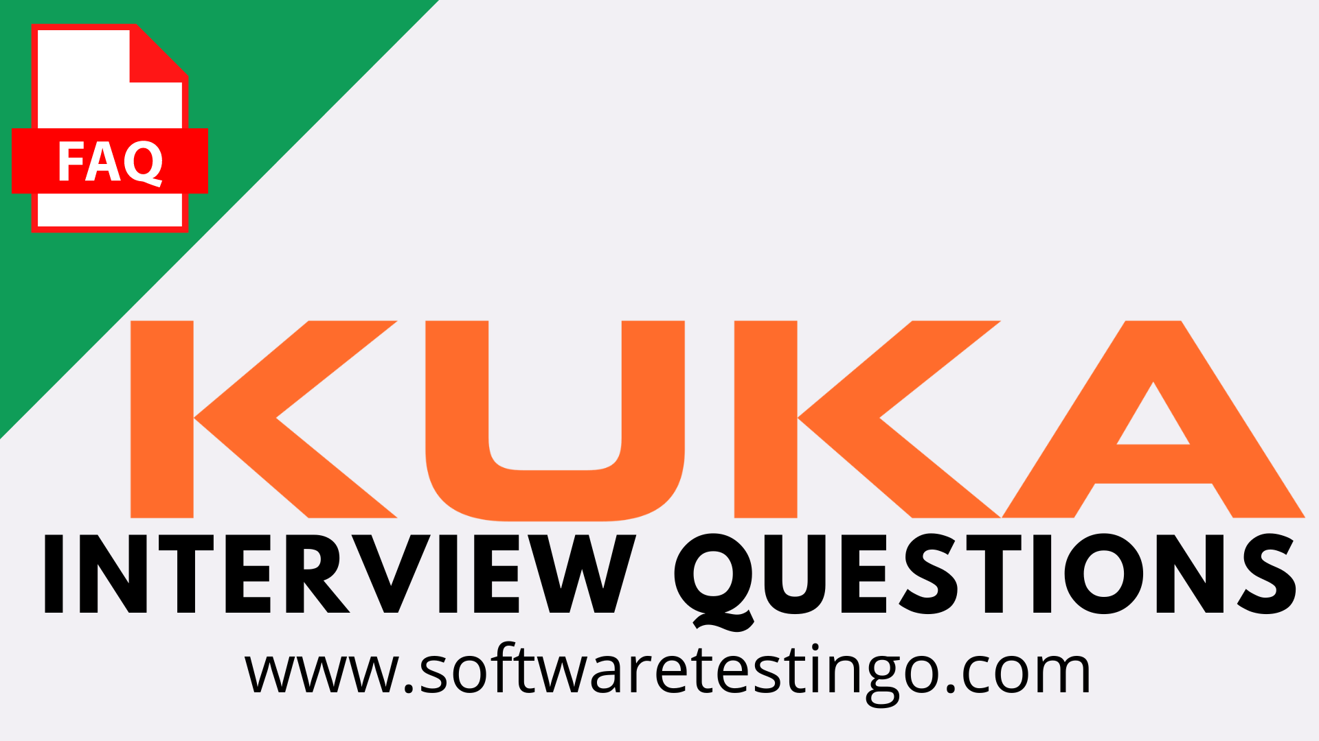 KUKA Interview Questions