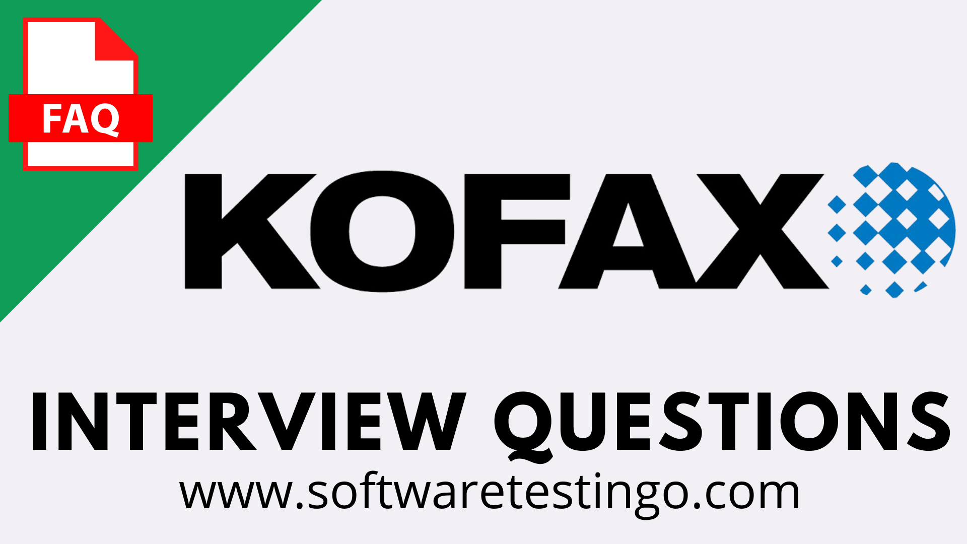 Kofax Software Interview Questions