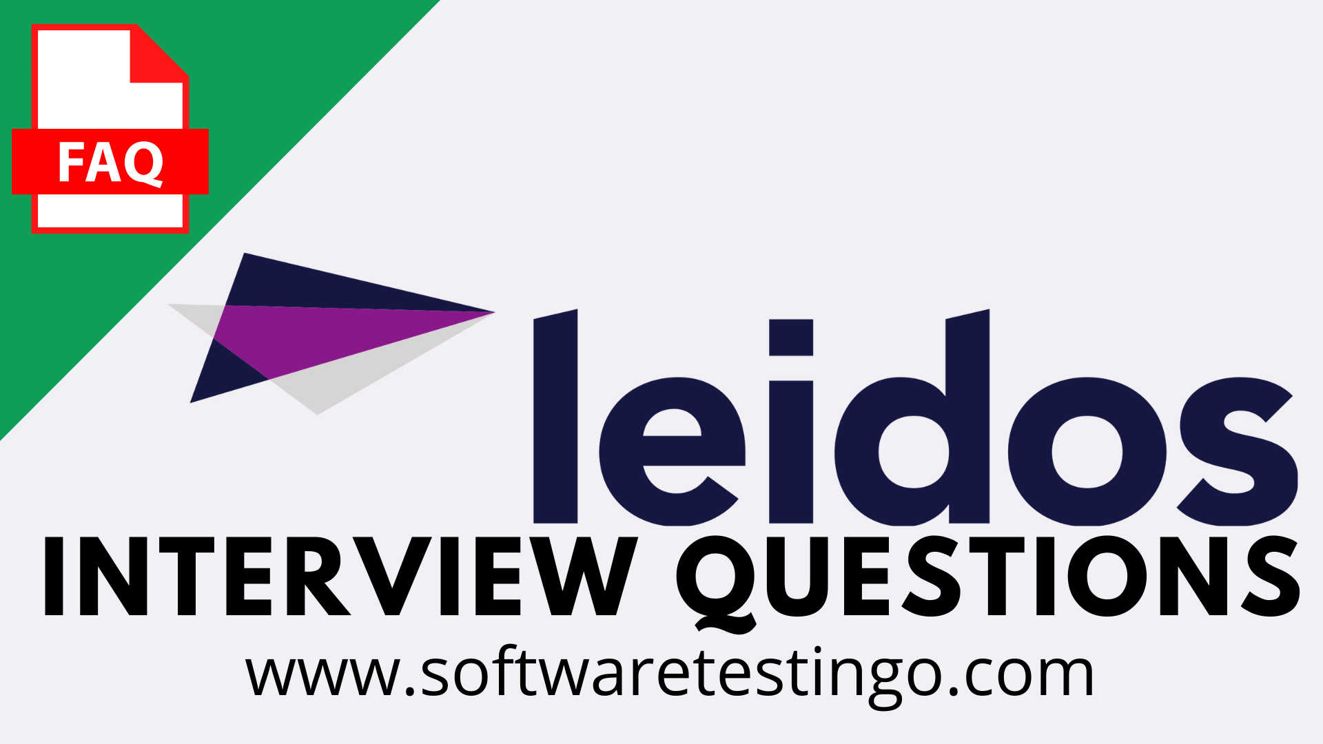 Leidos Interview Questions