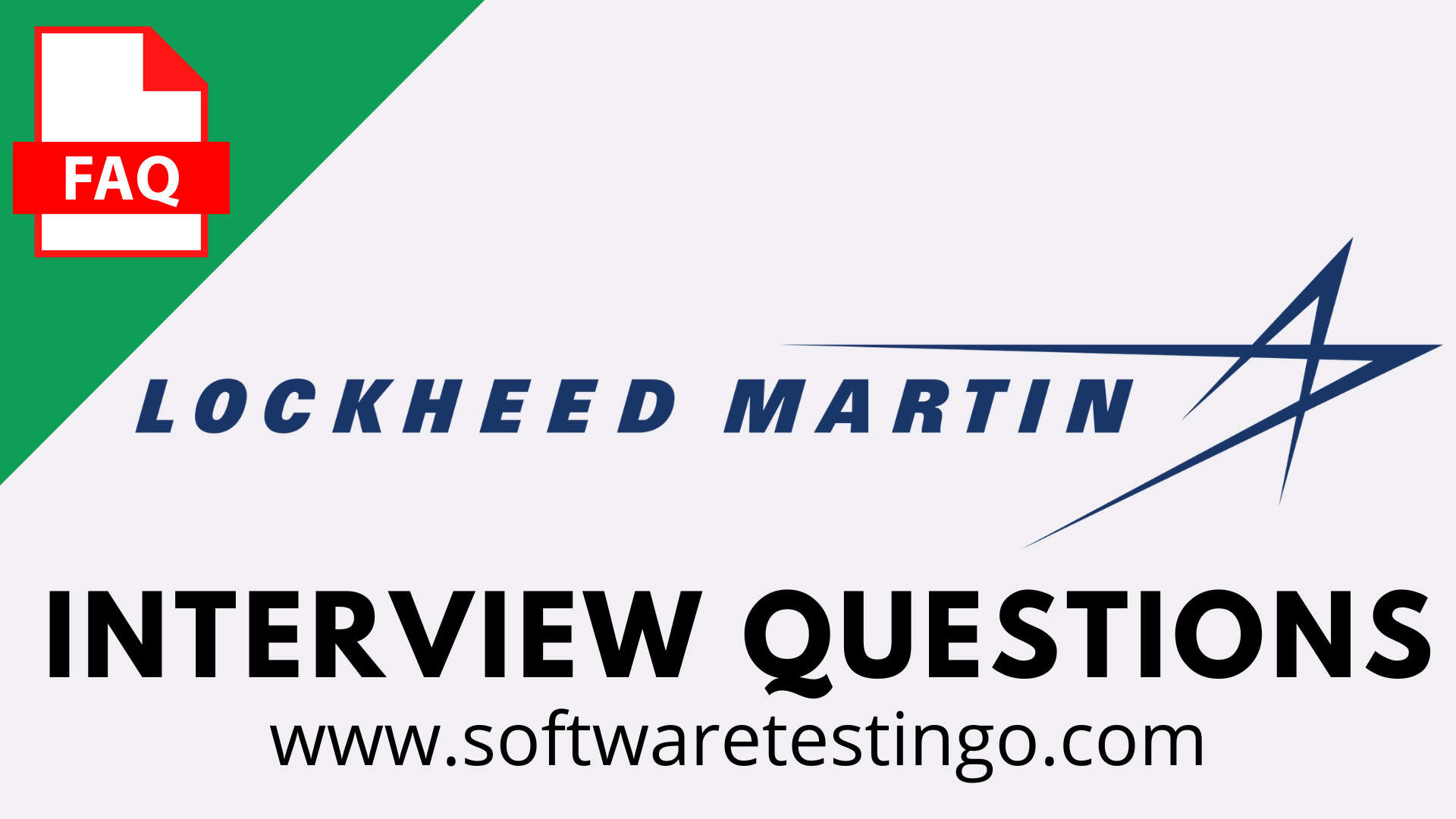 Lockheed Martin Interview Questions