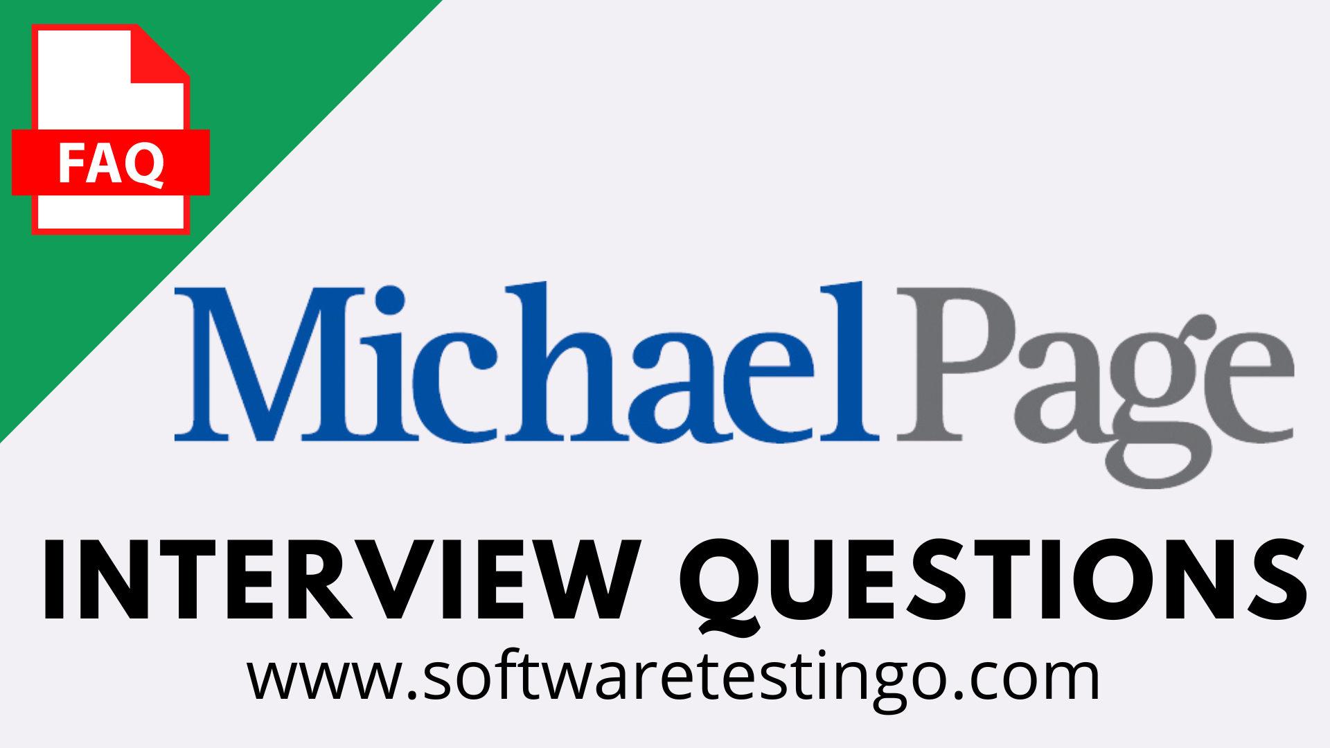 Michael Page Interview Questions
