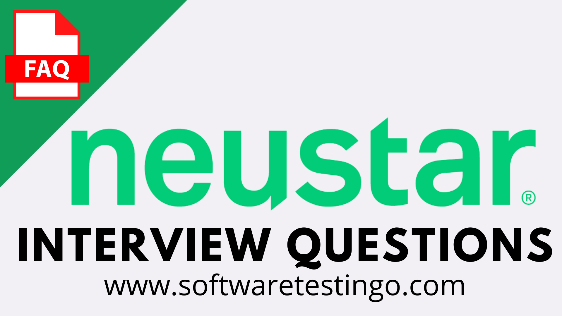 Neustar Interview Questions