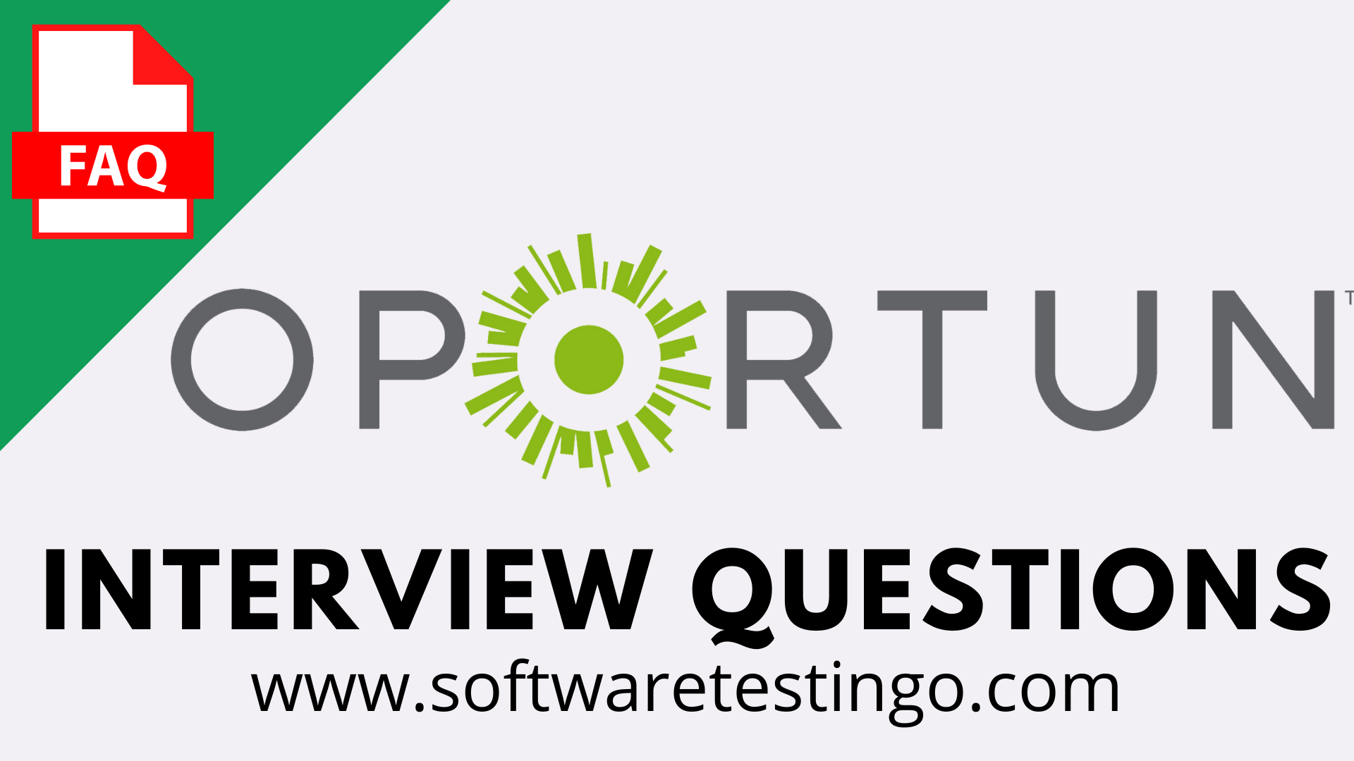 Oportun Interview Questions