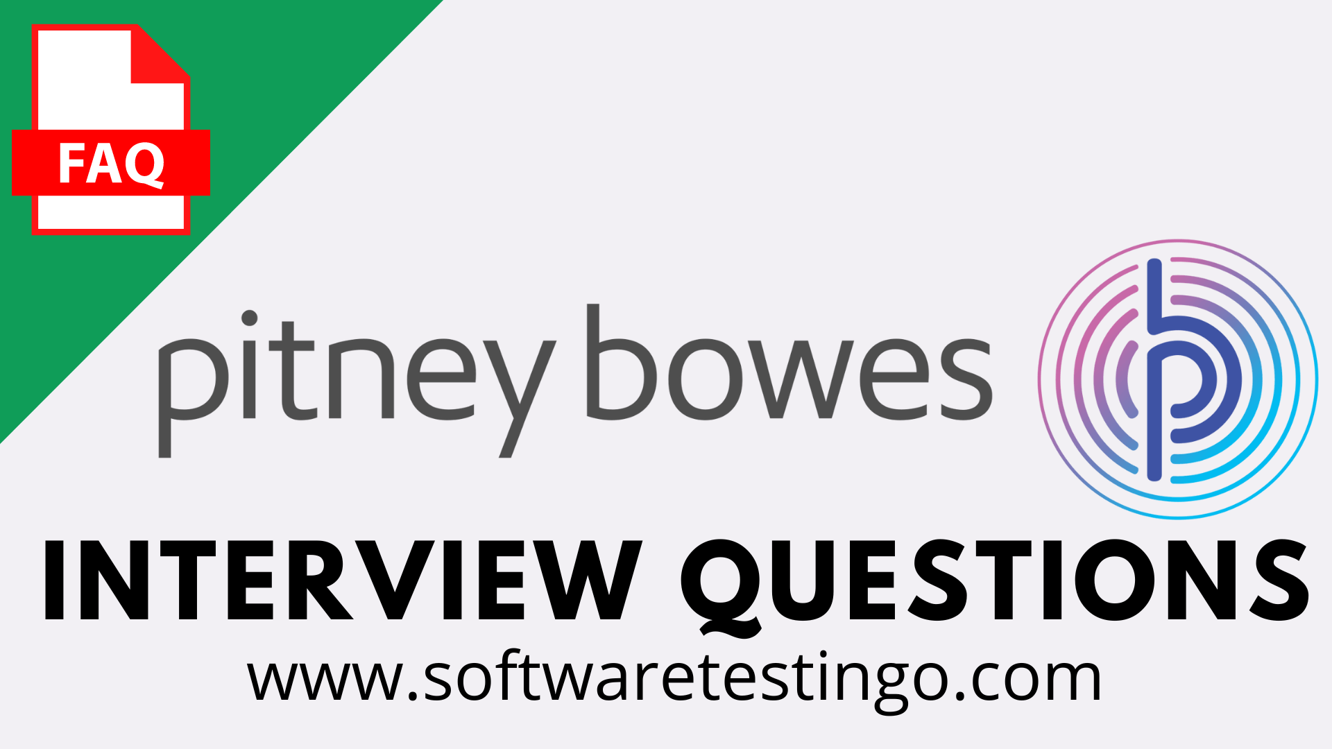 Pitney Bowes Facility Interview Questions New 2024