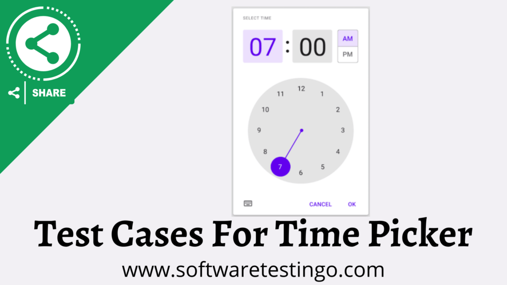 Test Cases For Date Field & Time Field 1