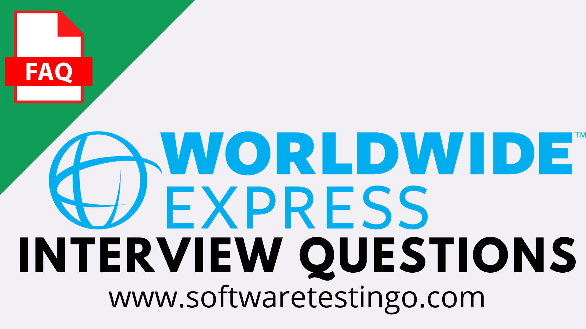 Worldwide Express Interview Questions