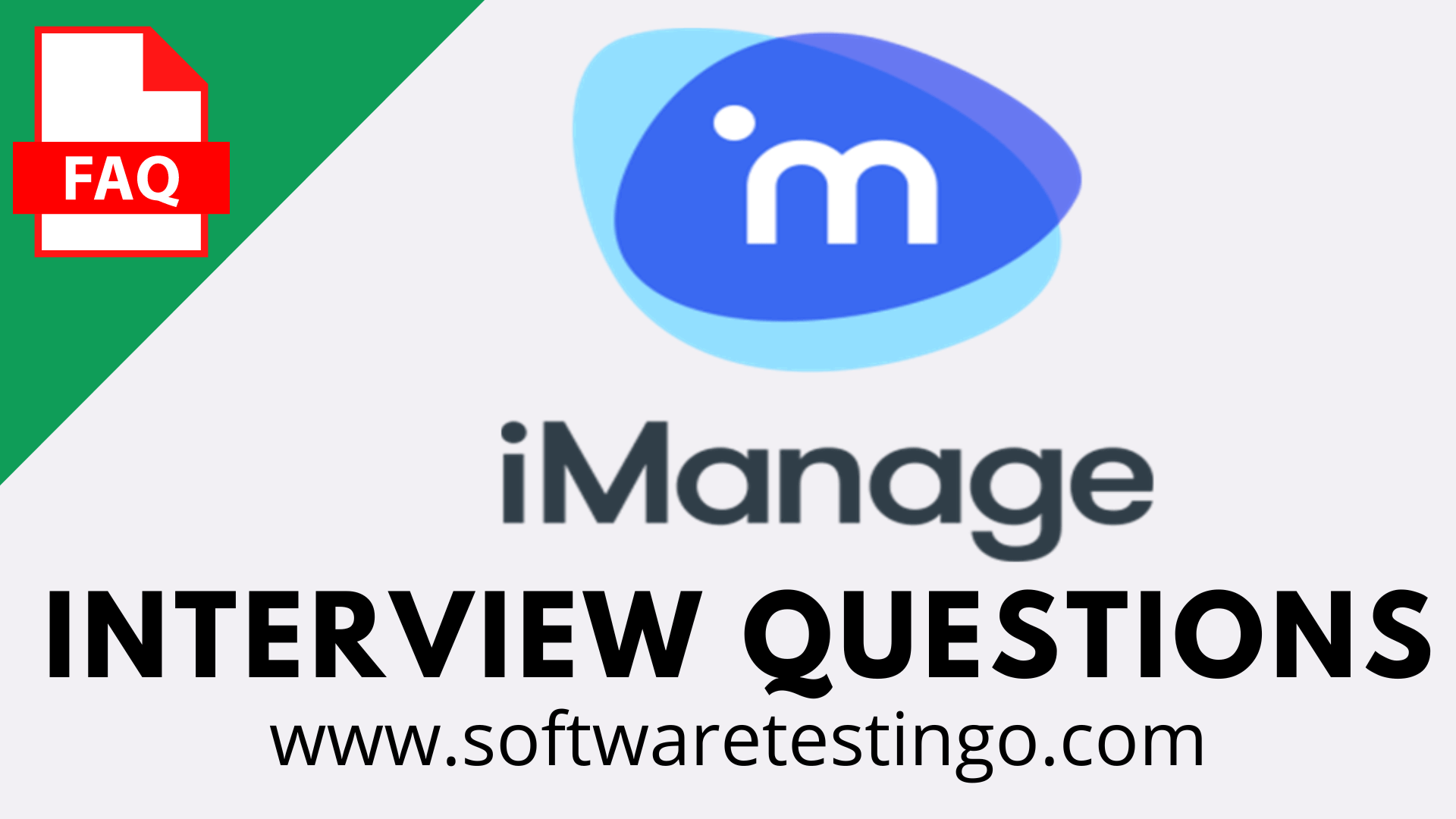 iManage Interview Questions