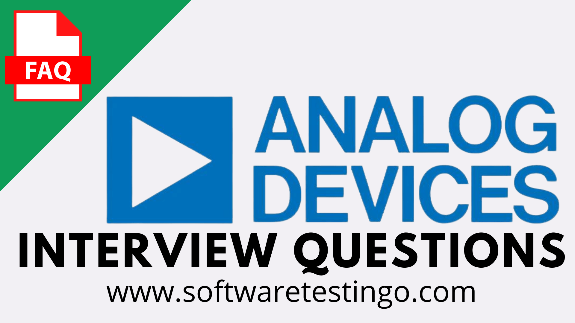 Analog Devices Interview Questions