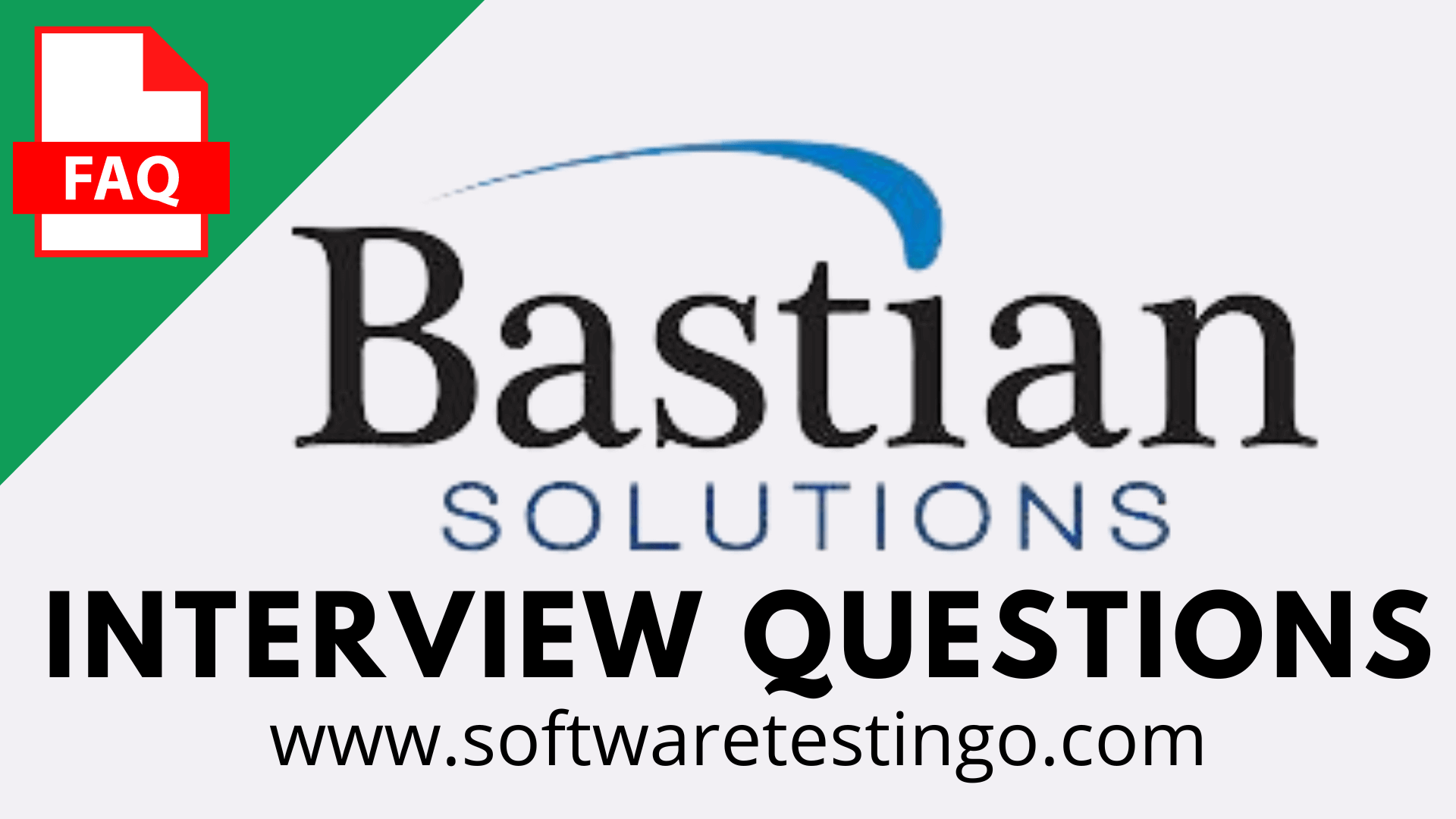 Bastian Solutions Interview Questions