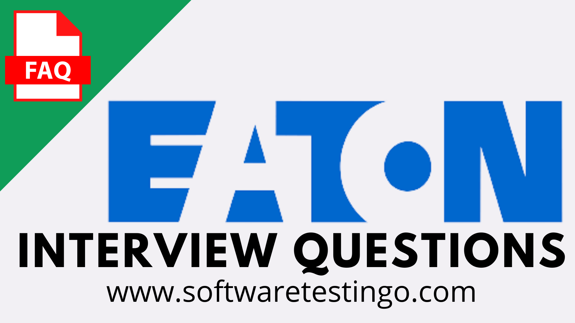 Eaton Interview Questions