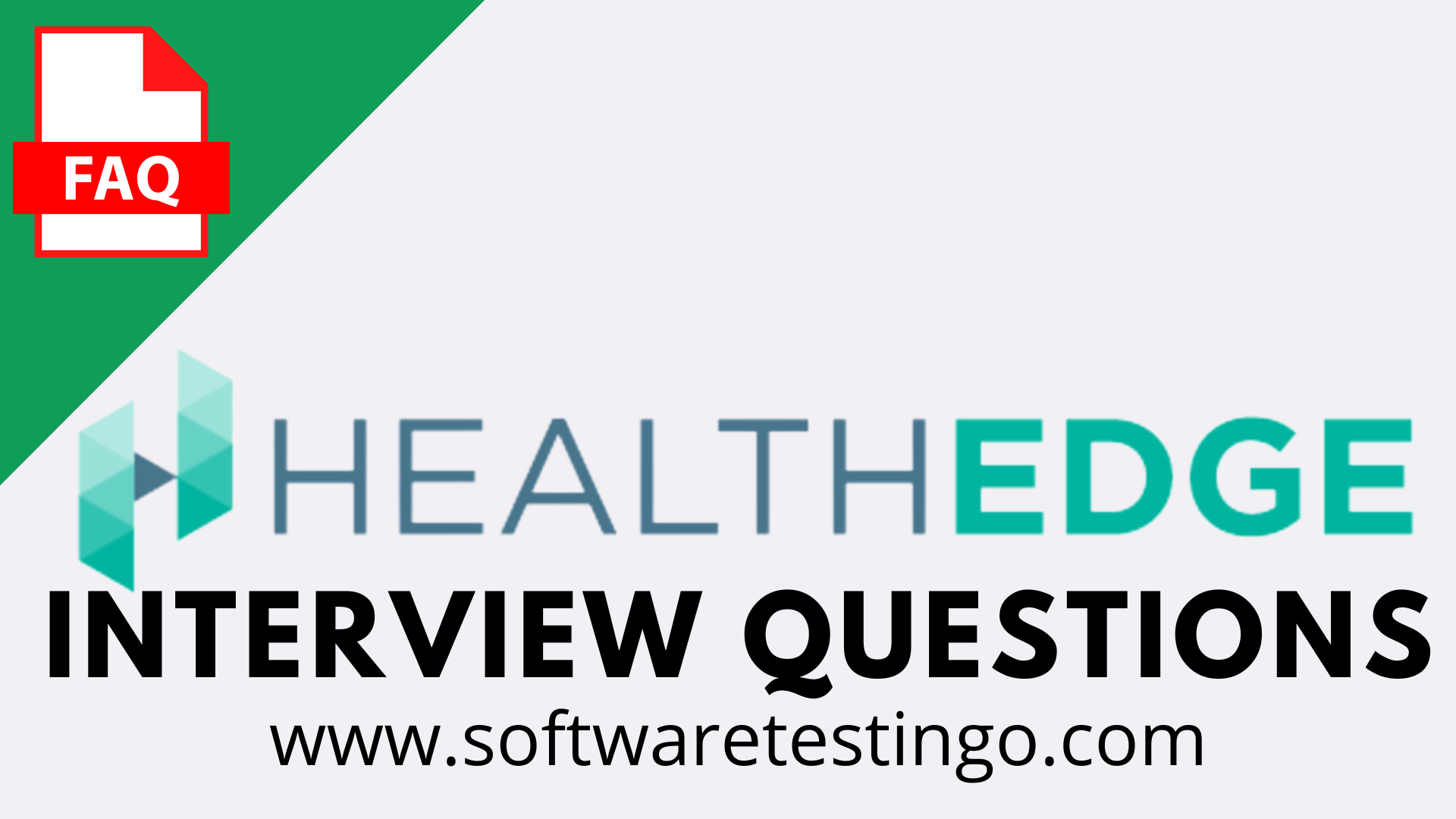 Healthedge Software Interview Questions