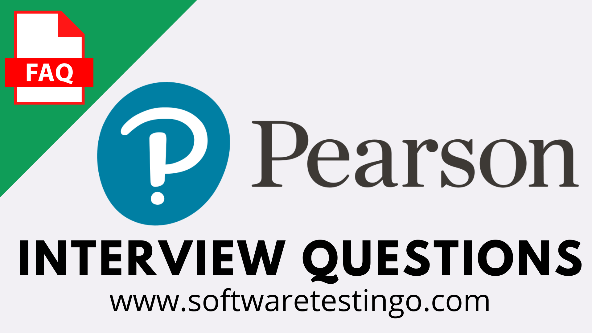 Pearson Interview Questions