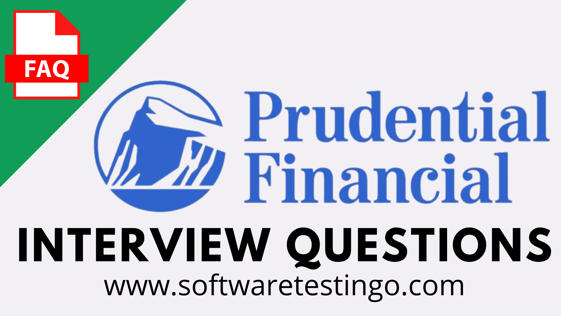 Prudential Financial Inc Interview Questions