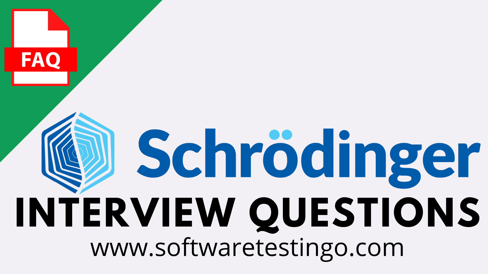 Schrödinger Interview Questions