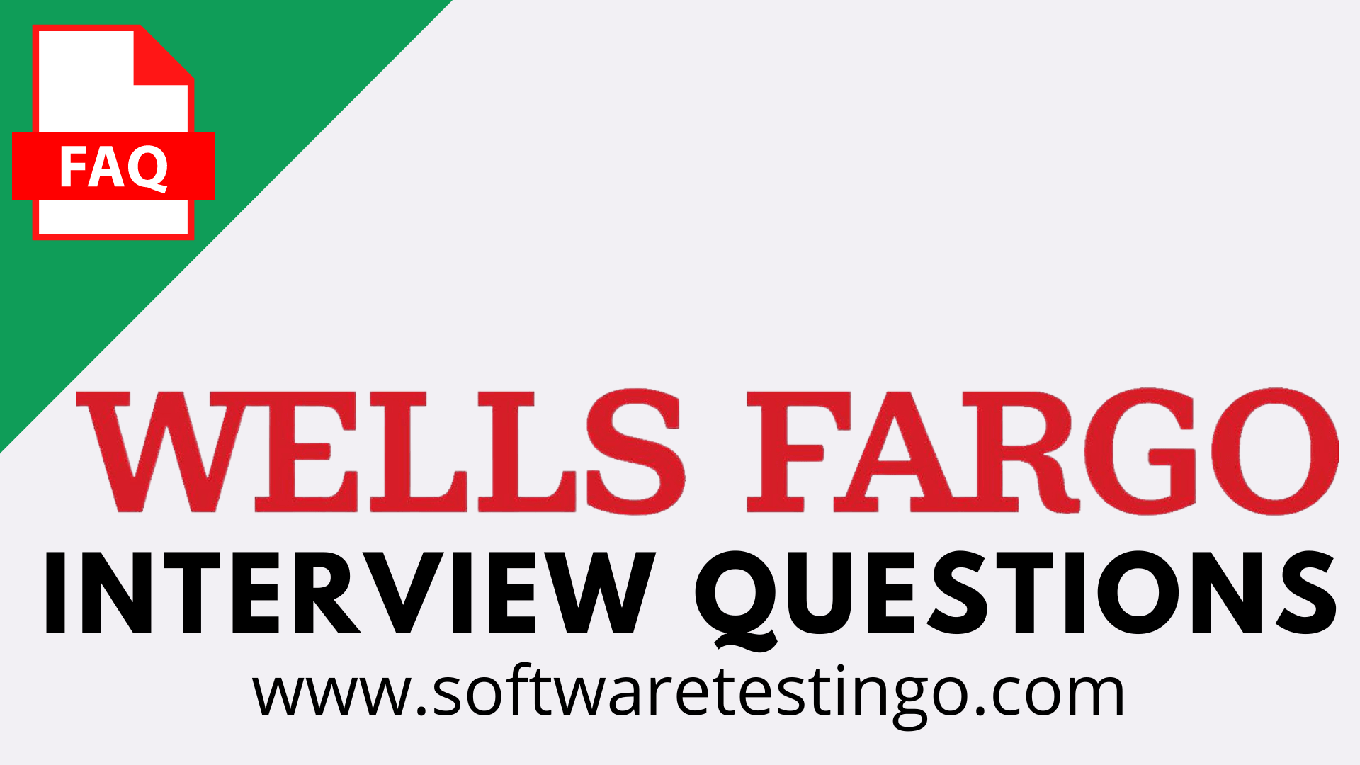 Wells Fargo Selenium Manual Interview Questions 2023