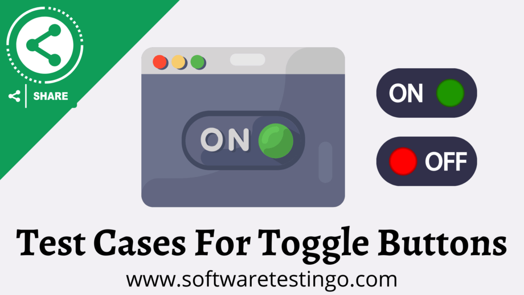 Test Cases For Toggle Button 1
