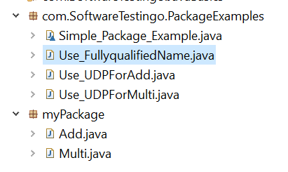 Java Package API 4