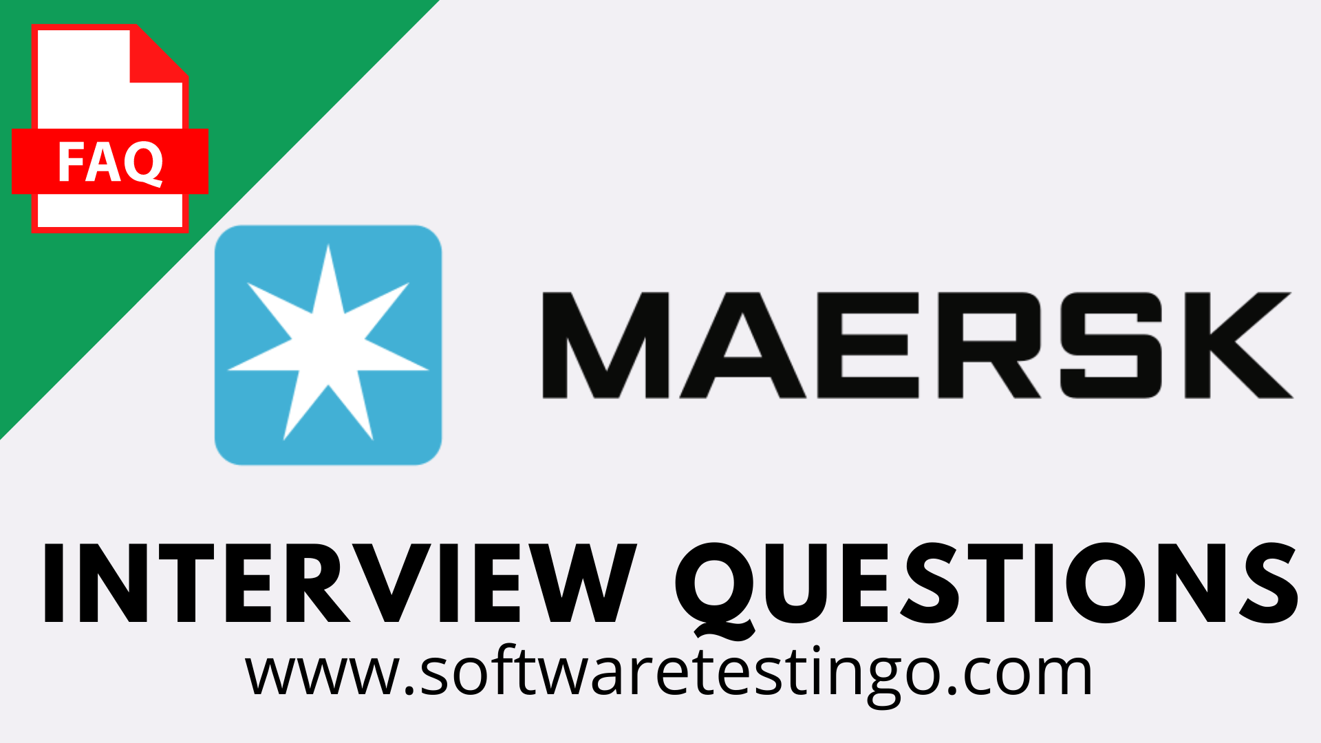 AP Moller Maersk Line Interview Questions